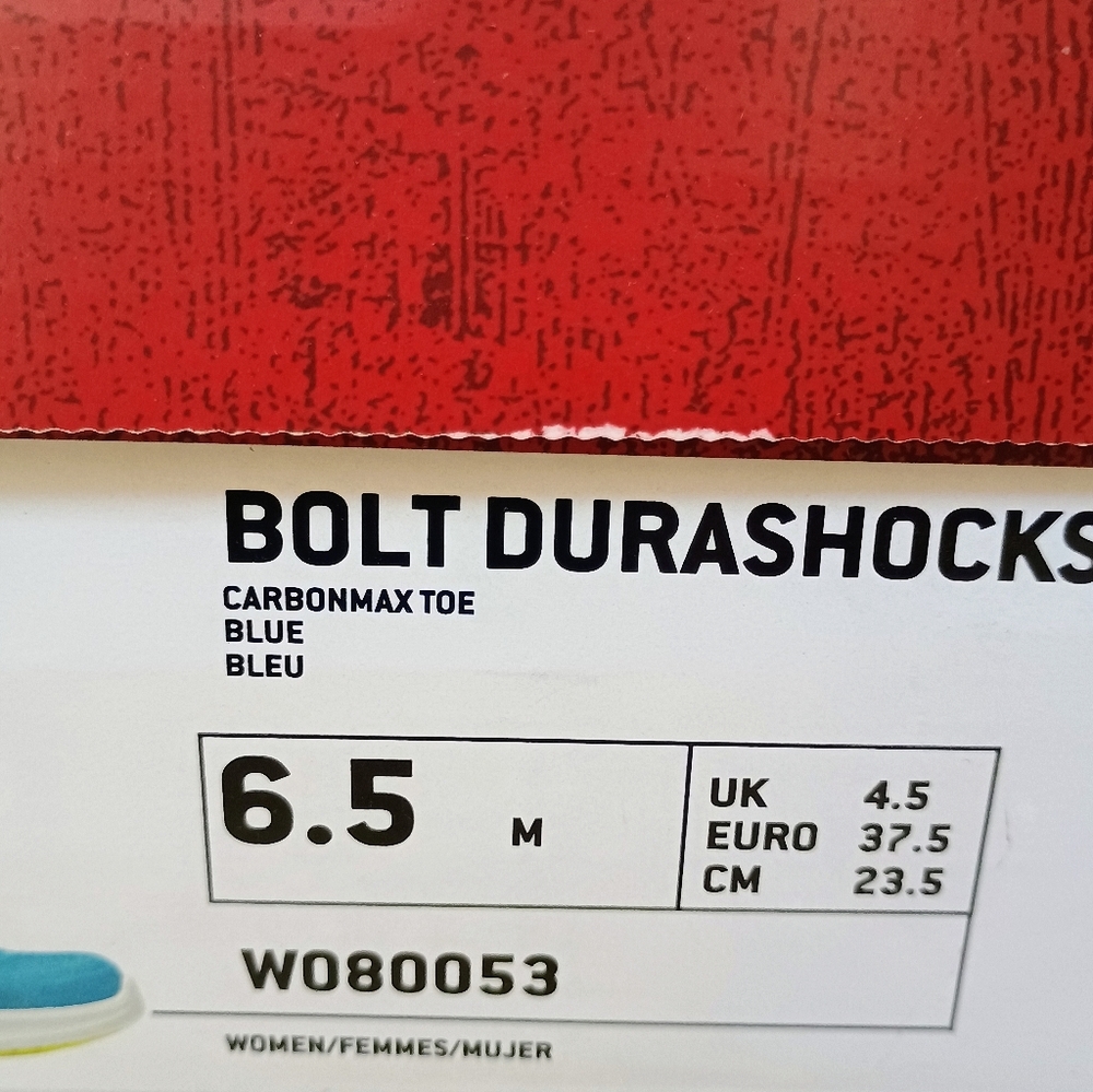 NWT Wolverine Bolt Durashocks Carbonmax Toe Blue Women's Size‎ 6.5 - Picture 14 of 15